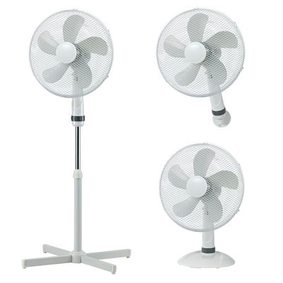 3 fan électrique en plastique de piédestal des lames 160cm de pp 3