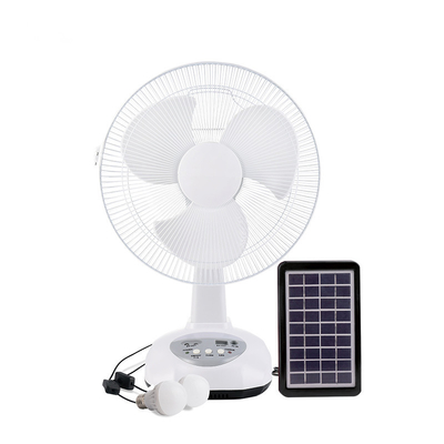 Dc à C.A. fan rechargeable de 12 pouces 10W à énergie solaire avec la fonction de banque de puissance