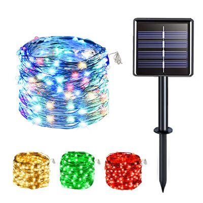 La ficelle du jardin LED du panneau solaire IP44 22m allume Rohs mené 50 100 200 par 300
